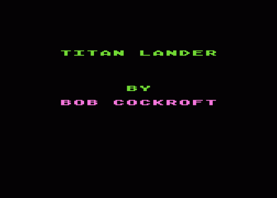Titan Lander