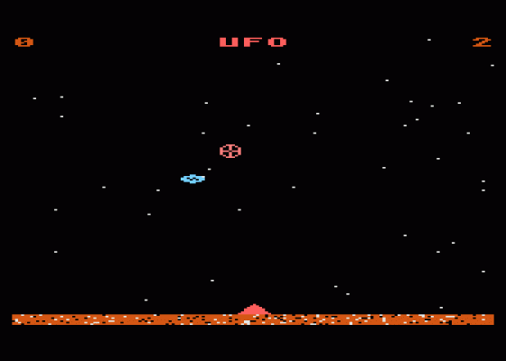 UFO Screenshot 1 (Atari 400/800/600XL/800XL/130XE)
