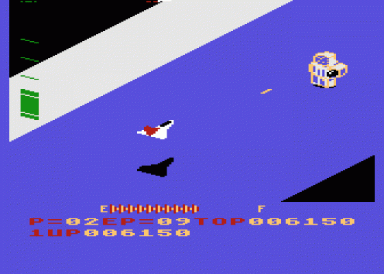 Zaxxon Screenshot 5 (Atari 400/800/600XL/800XL/130XE)