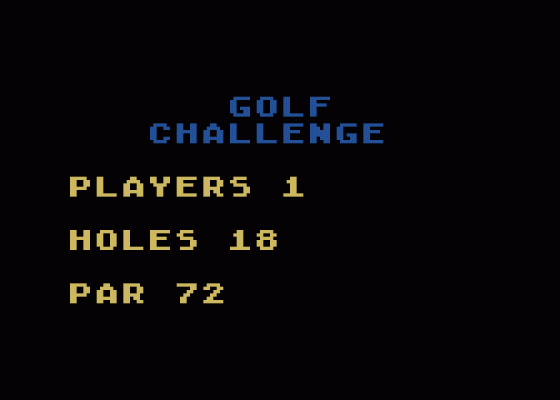 Golf Challenge