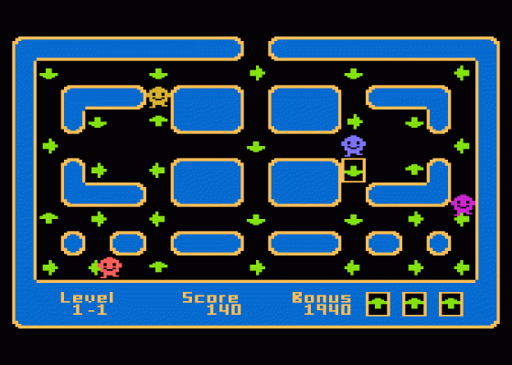 Moogles Screenshot 1 (Atari 400/800/600XL/800XL/130XE)