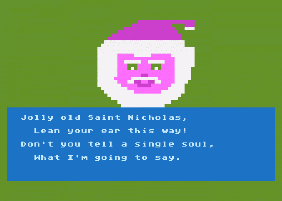 A Christmas Sampler Screenshot 7 (Atari 400/800/600XL/800XL/130XE)