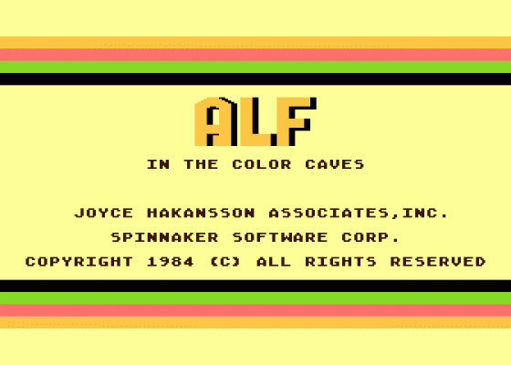 Alf In The Color Caves