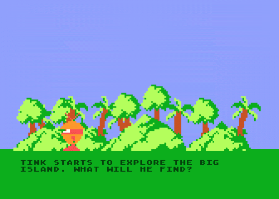 Tink! Tonk! - Tink's Adventure Screenshot 7 (Atari 400/800/600XL/800XL/130XE)