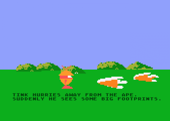 Tink! Tonk! - Tink's Adventure Screenshot 9 (Atari 400/800/600XL/800XL/130XE)