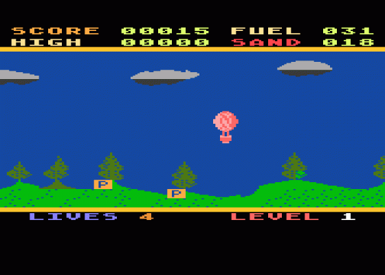 Up, Up And Away Screenshot 5 (Atari 400/800)