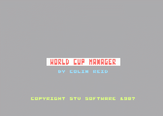 World Cup Manager