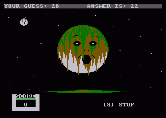 Space Waste Race Screenshot 6 (Atari 400/800/600XL/800XL/130XE)