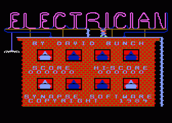 New York City: The Big Apple/Electrician Screenshot 8 (Atari 400/800/600XL/800XL/130XE)