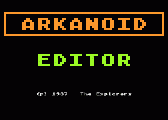 Arkanoid Editor