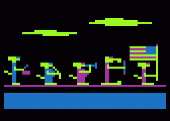 Moptown Parade Screenshot 5 (Atari 400/800/600XL/800XL/130XE)