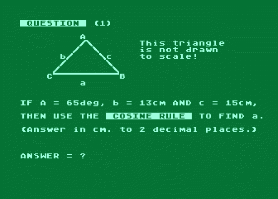 Maths 'O' Level - Year 4 Screenshot 6 (Atari 400/800/600XL/800XL/130XE)