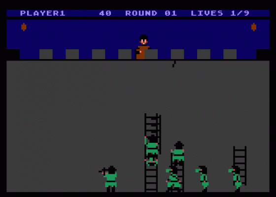 Orc Attack Screenshot 1 (Atari 400/800/600XL/800XL/130XE)