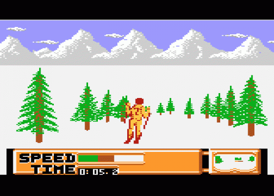 Winter Challenge Screenshot 6 (Atari 400/800/600XL/800XL/130XE)