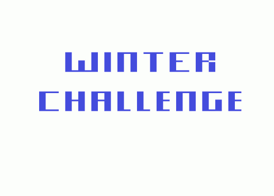 Winter Challenge Screenshot 7 (Atari 400/800/600XL/800XL/130XE)