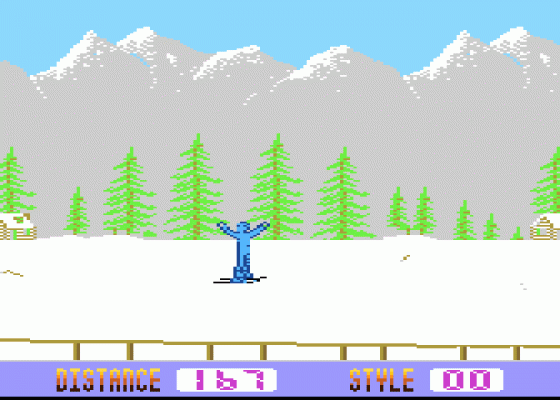 Winter Challenge Screenshot 10 (Atari 400/800/600XL/800XL/130XE)