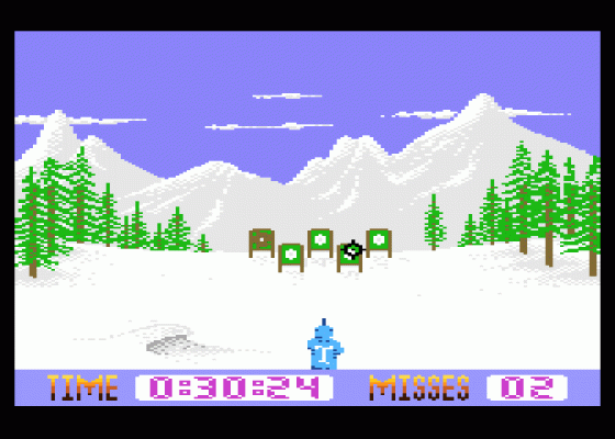 Winter Challenge Screenshot 12 (Atari 400/800/600XL/800XL/130XE)