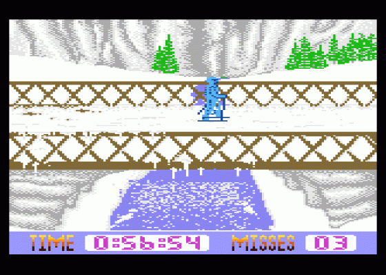 Winter Challenge Screenshot 13 (Atari 400/800/600XL/800XL/130XE)