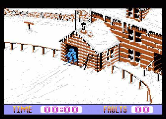 Winter Challenge Screenshot 14 (Atari 400/800/600XL/800XL/130XE)