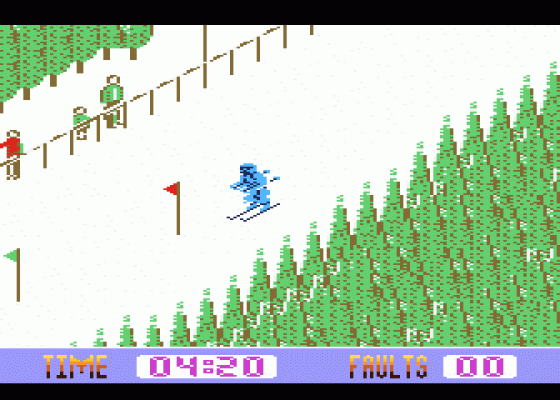 Winter Challenge Screenshot 15 (Atari 400/800/600XL/800XL/130XE)