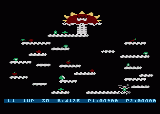 Springer Screenshot 1 (Atari 400/800/600XL/800XL/130XE)