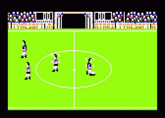 European Super Soccer Screenshot 1 (Atari 400/800/600XL/800XL/130XE)