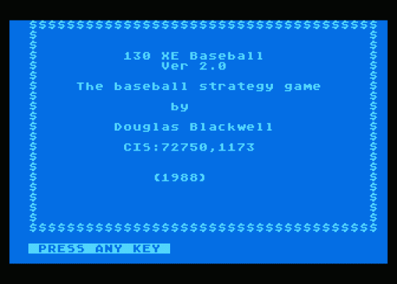 130XE Baseball