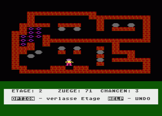 Atari-Socoban Screenshot 5 (Atari 400/800/600XL/800XL/130XE)