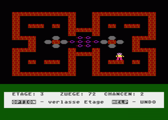 Atari-Socoban Screenshot 6 (Atari 400/800/600XL/800XL/130XE)