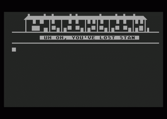 Coronation Street Screenshot 5 (Atari 400/800/600XL/800XL/130XE)