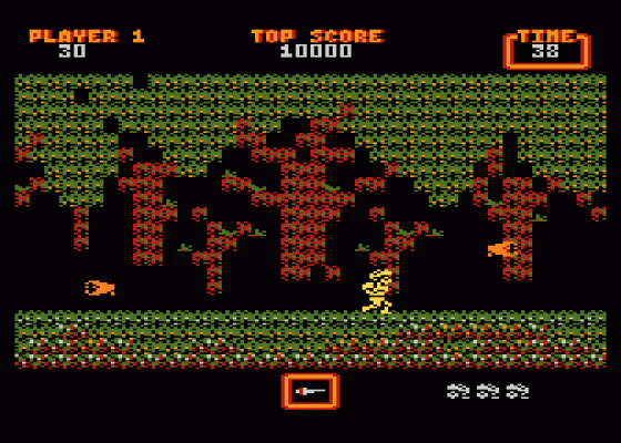 Ghostly Goblins Screenshot 6 (Atari 400/800/600XL/800XL/130XE)