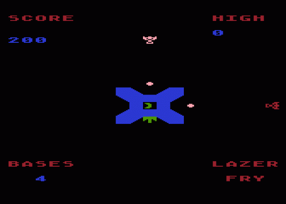 Lazer Fry Screenshot 1 (Atari 400/800/600XL/800XL/130XE)