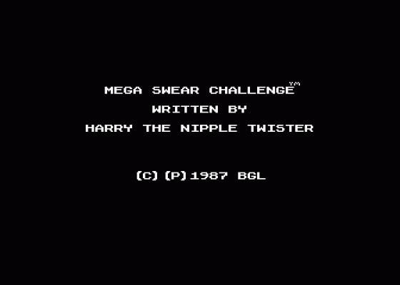 Mega Swear Challenge