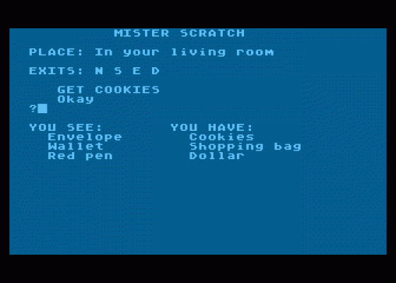 Mr. Scratch Screenshot 1 (Atari 400/800/600XL/800XL/130XE)