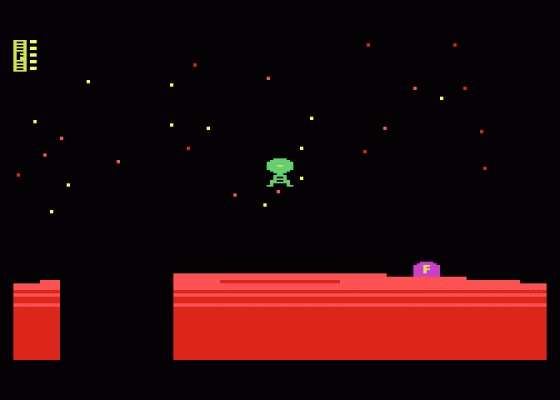 Rocket Rescue Screenshot 5 (Atari 400/800/600XL/800XL/130XE)