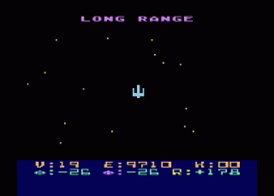 Star Raiders II Screenshot 7 (Atari 400/800/600XL/800XL/130XE)