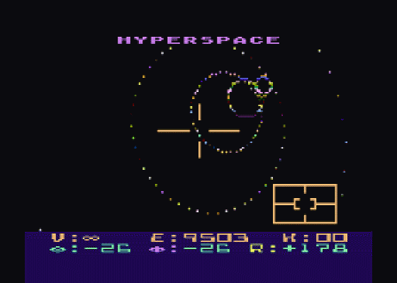 Star Raiders II Screenshot 8 (Atari 400/800/600XL/800XL/130XE)