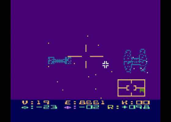 Star Raiders II Screenshot 10 (Atari 400/800/600XL/800XL/130XE)