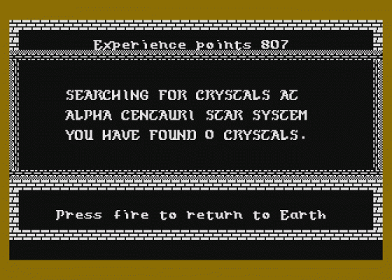 The Nine Treasures of Crystal Cluster Screenshot 7 (Atari 400/800/600XL/800XL/130XE)