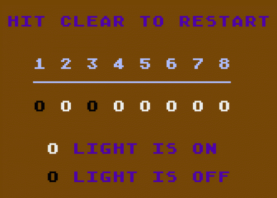 The Rings of Atari Screenshot 1 (Atari 400/800/600XL/800XL/130XE)