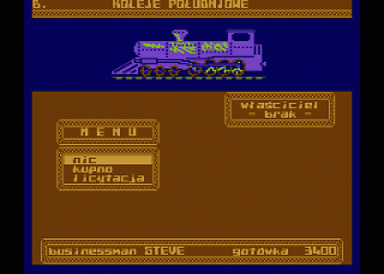 Eurobusiness Screenshot 5 (Atari 400/800/600XL/800XL/130XE)