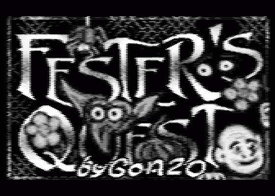 Fester's Quest Screenshot 6 (Atari 400/800/600XL/800XL/130XE)