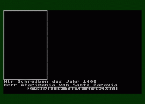 Santa Paravia und Fiumaccio Screenshot 6 (Atari 400/800/600XL/800XL/130XE)