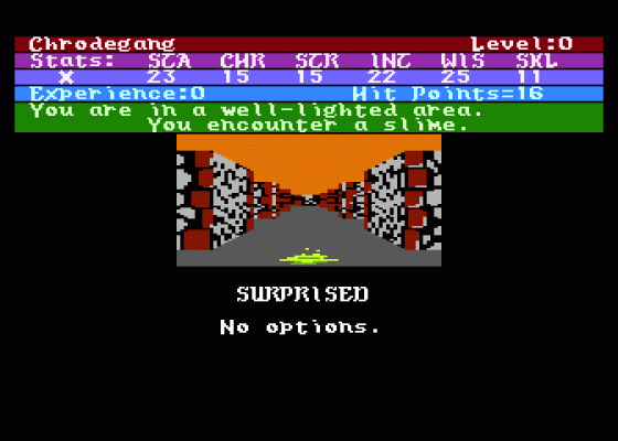 Alternate Reality - The Dungeon Screenshot 7 (Atari 400/800/600XL/800XL/130XE)