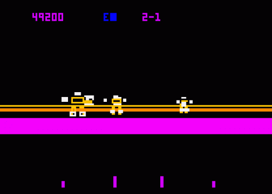 Blaster Screenshot 5 (Atari 400/800/600XL/800XL/130XE)