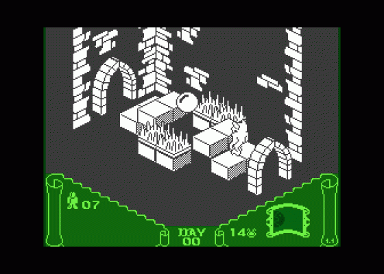 Knight Lore Screenshot 5 (Atari 400/800/600XL/800XL/130XE)