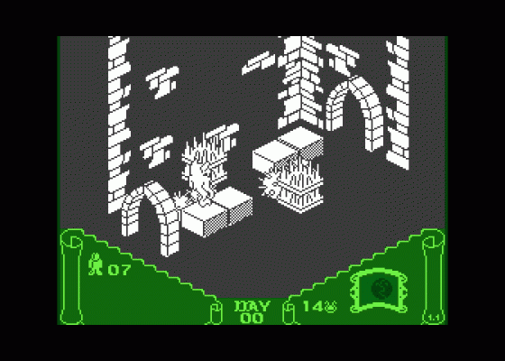 Knight Lore Screenshot 6 (Atari 400/800/600XL/800XL/130XE)