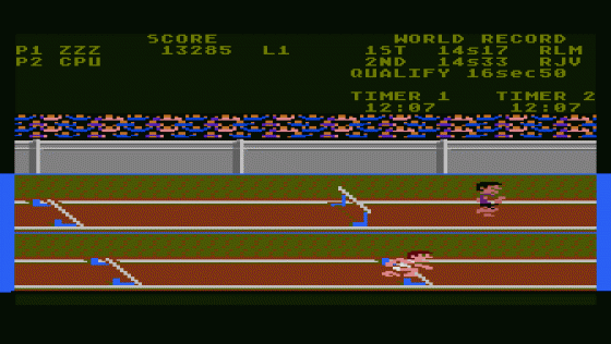 Track and Field Screenshot 6 (Atari 5200)