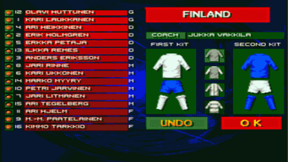 Sensible Soccer International Edition Screenshot 7 (Atari Jaguar (US Version))