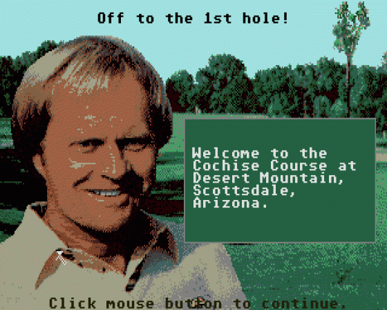 Jack Nicklaus' Greatest 18 Holes Of Major Championship Golf Screenshot 5 (Atari ST)